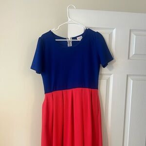 LuLaRoe two tone dress